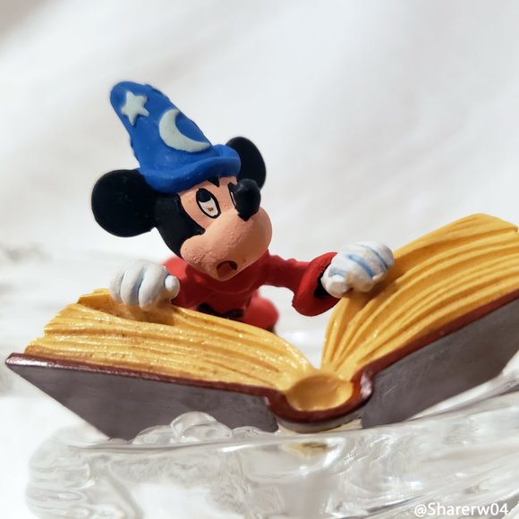 Disney Mickey's Magic Adventure Fantasia Crystal Whirlpool Sculpture - Picture 3 of 17